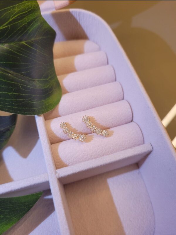 Ear cuff flower cristal cod. BRB1529