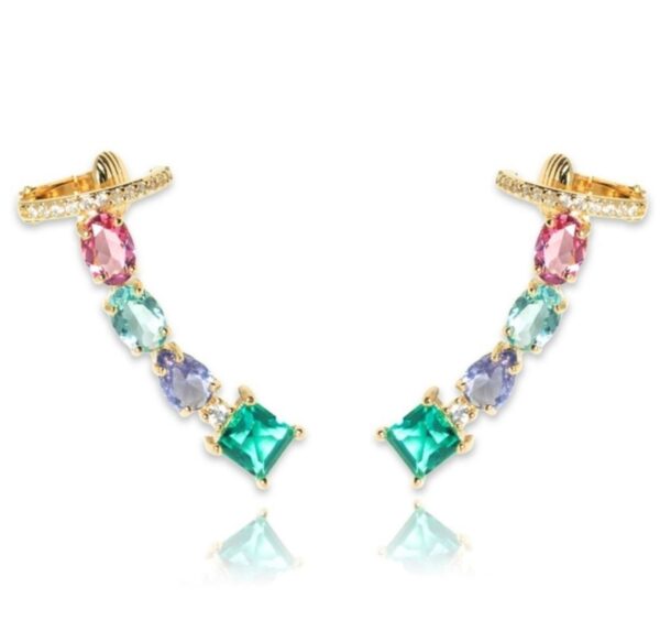 Ear cuff rainbow cod. BRB154689 - Imagem 2