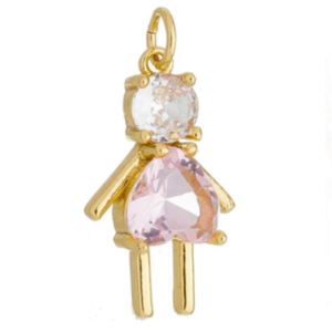 Pingente menina cristal cod. PG00224