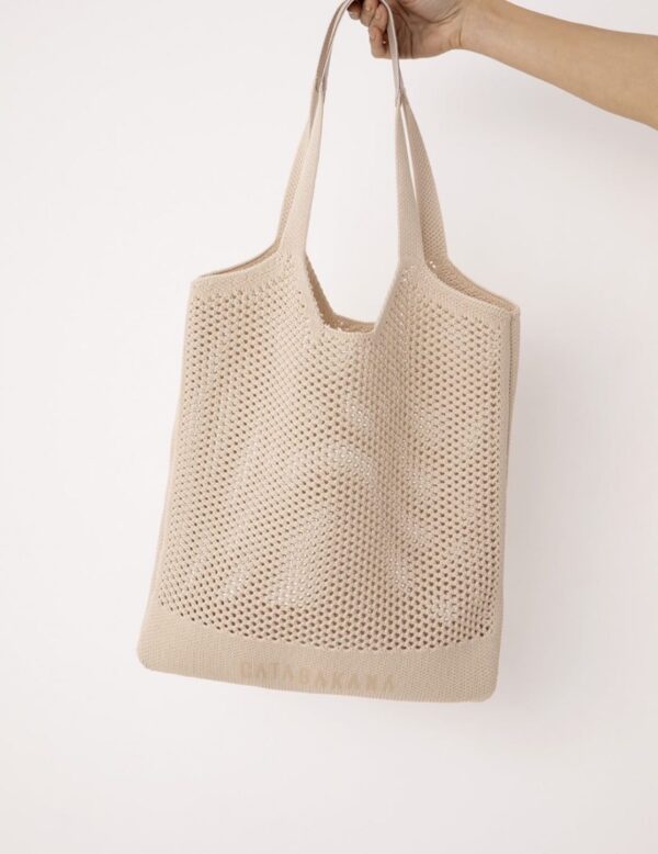 Bolsa Beach Bege de Cotton