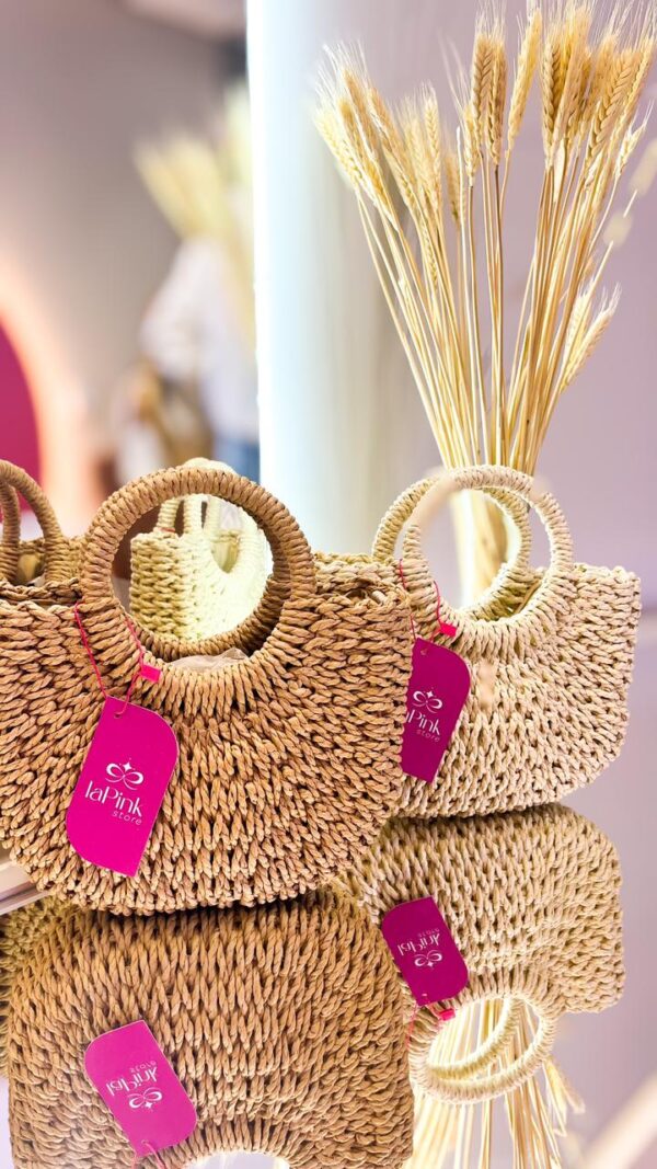 Bolsa de Tecelagem Palha Pequena