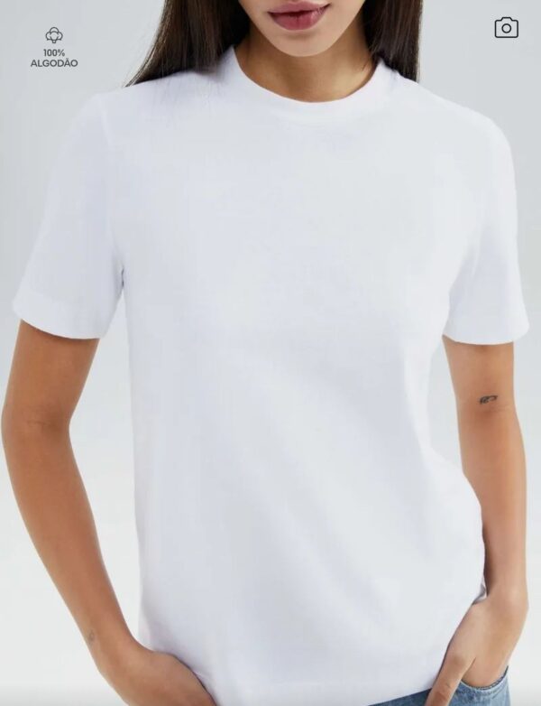 Blusa Feminina Manga Curta Super Cotton- Hering - Imagem 2